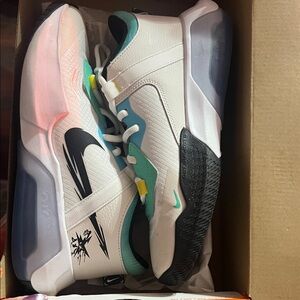 Nike Kids Shoes - White, Black, Teal, Yellow